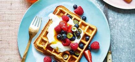Gaufres à l’avoine et aux petits fruits