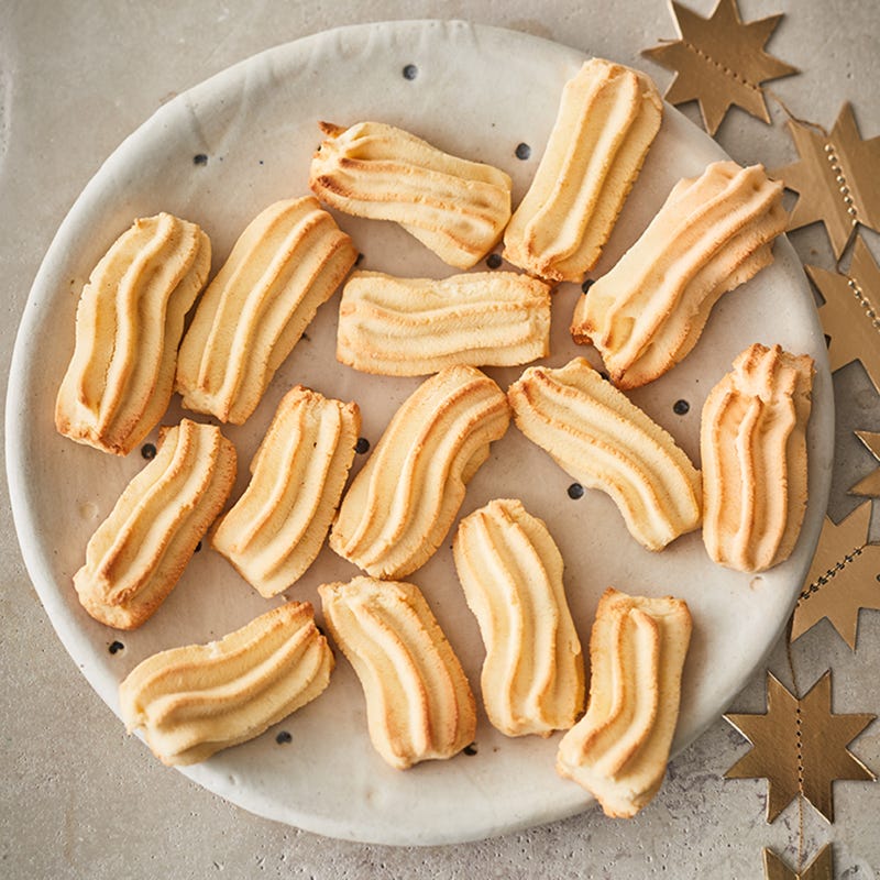 Spritzgebäck mit Reismehl