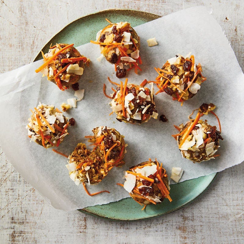 Karotten-Frischkäse-Kugeln