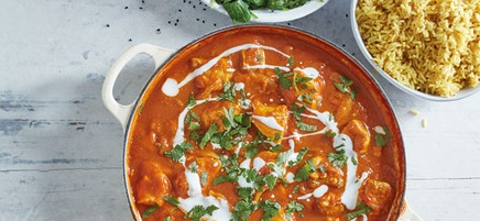 Curry de dinde façon butter chicken