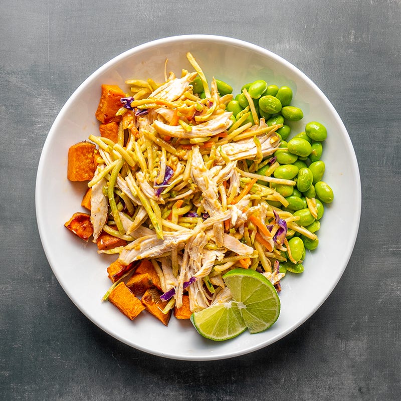 Photo of Easy Thai chicken veggie bowl by WW