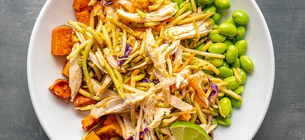 Easy Thai chicken veggie bowl