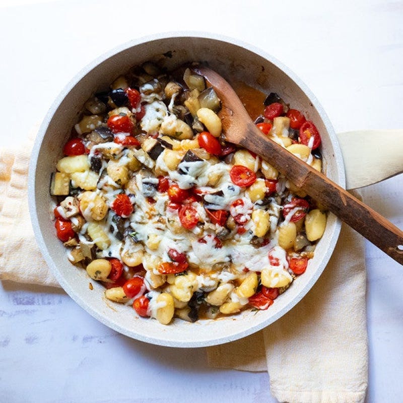 Photo of One-Skillet Gnocchi with Eggplant and Tomatoes by WW