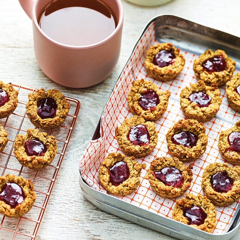 Erdnussbutter-Marmeladen-Plätzchen