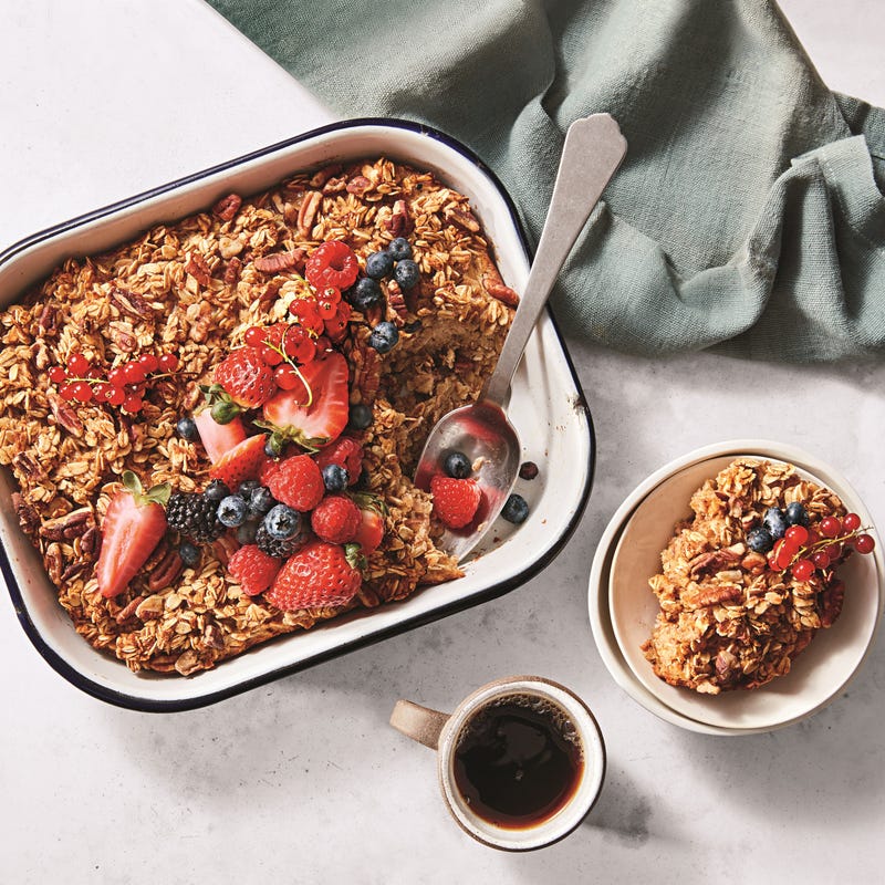 Photo de Flocons d'avoine cuits au four avec des pommes et de la cannelle prise par WW