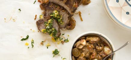 Stracotto avec gremolata au citron