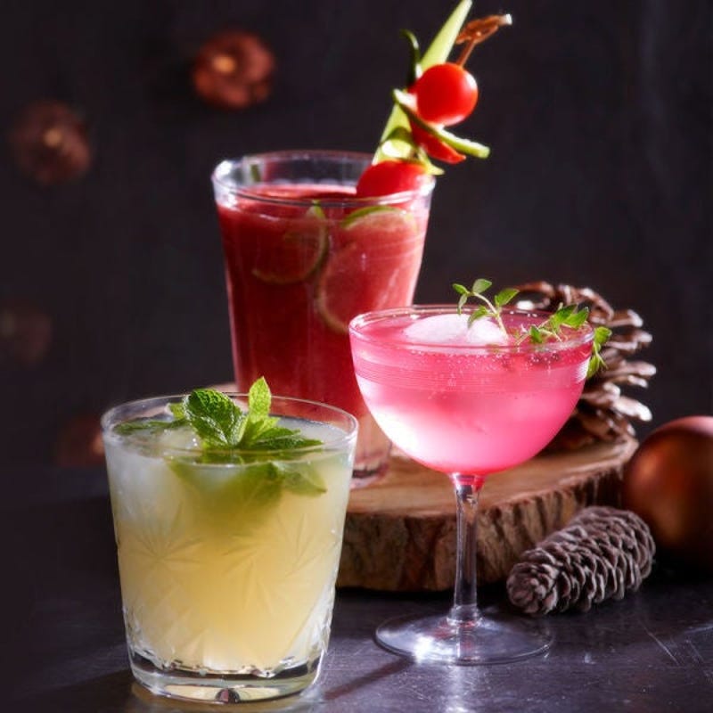 Photo de Gin tonic aux canneberges et au thym par WW