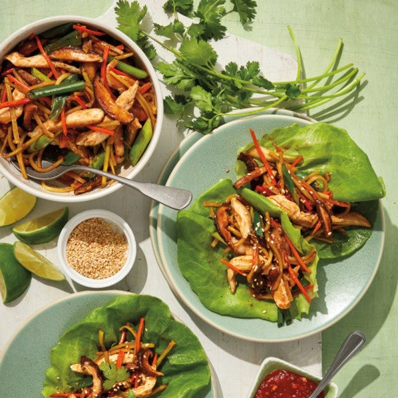 Photo of Moo shu chicken wraps by WW