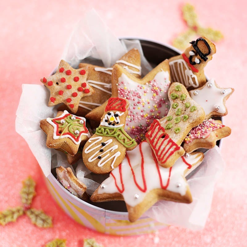 Plätzchen für den Weihnachtsbaum