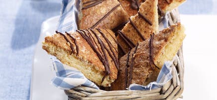 Triangles noisette-chocolat