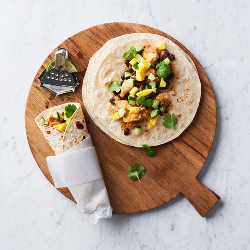 Photo of Chicken & bean tortillas with mango salsa by WW
