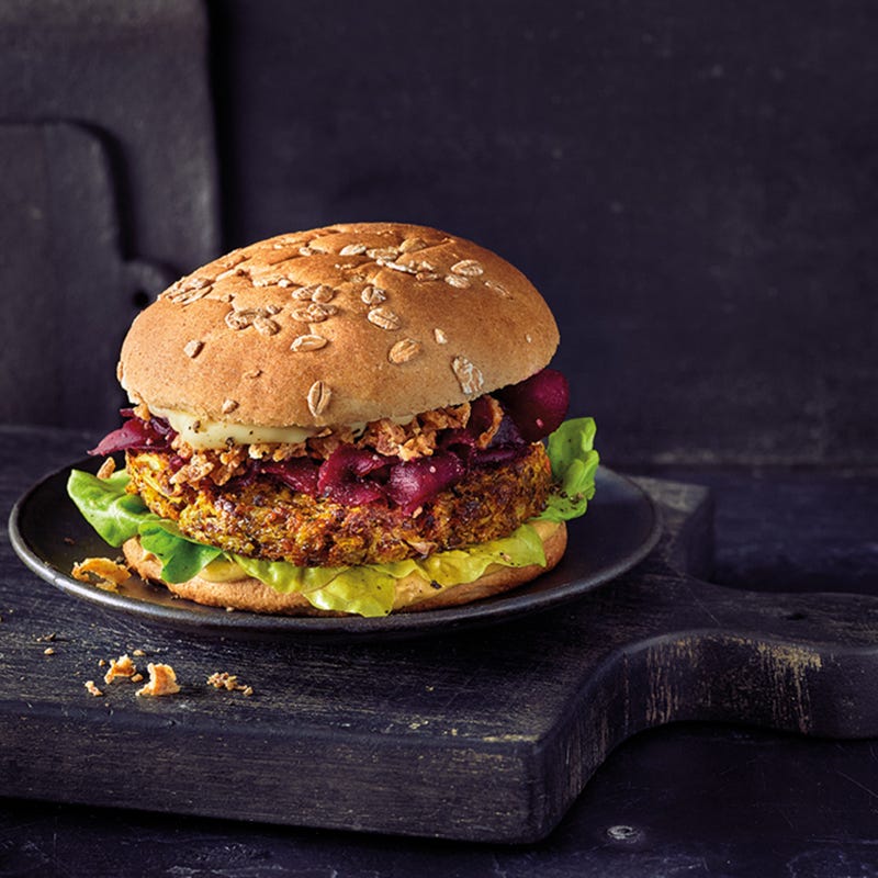 Bunter Gemüseburger