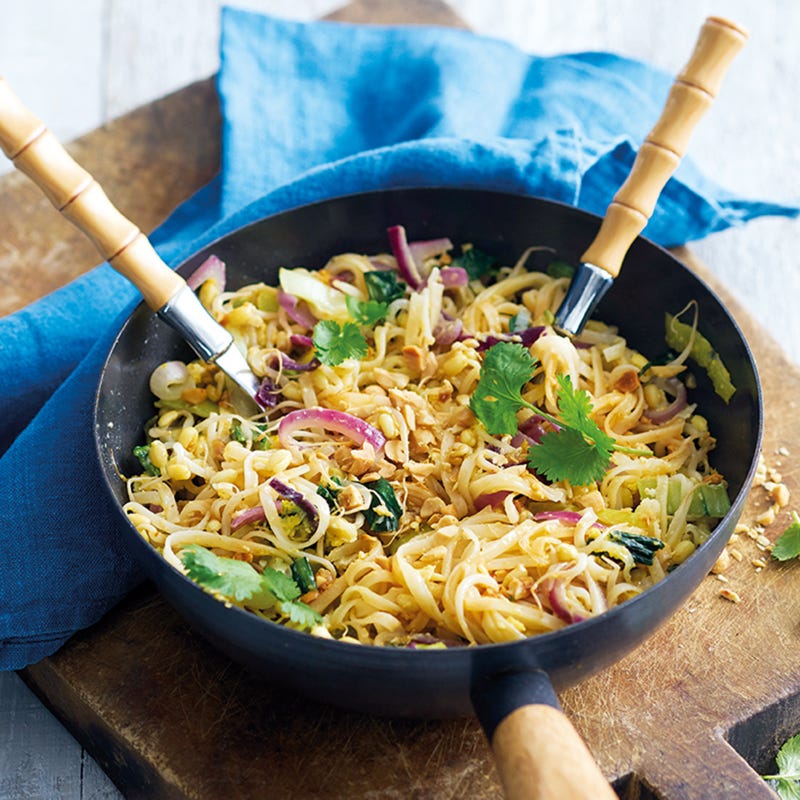 Gemüse Pad Thai