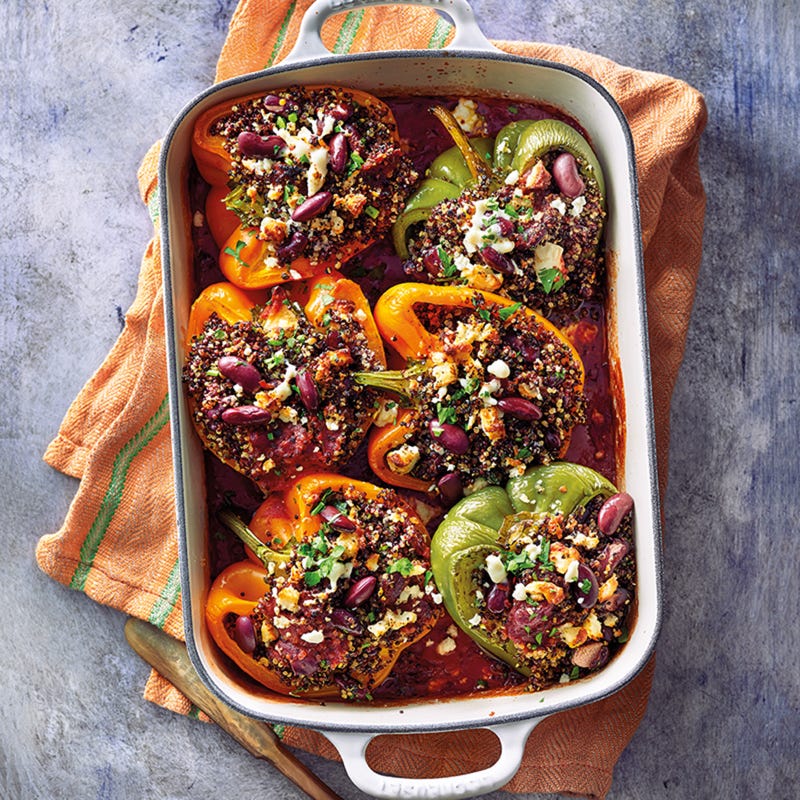 Ofenpaprika mit Quinoa