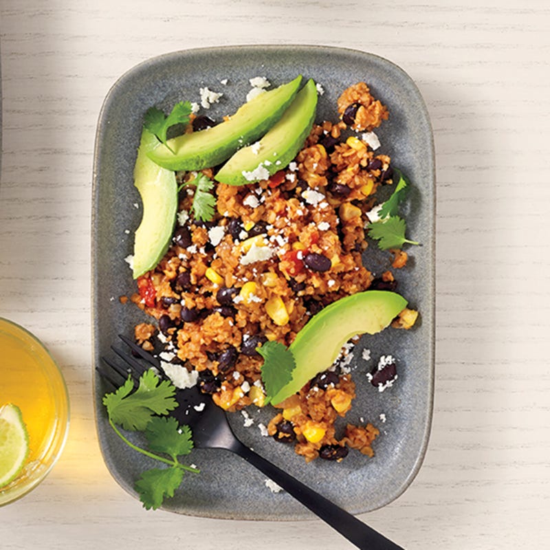 Tex-Mex-Bulgur mit Avocado