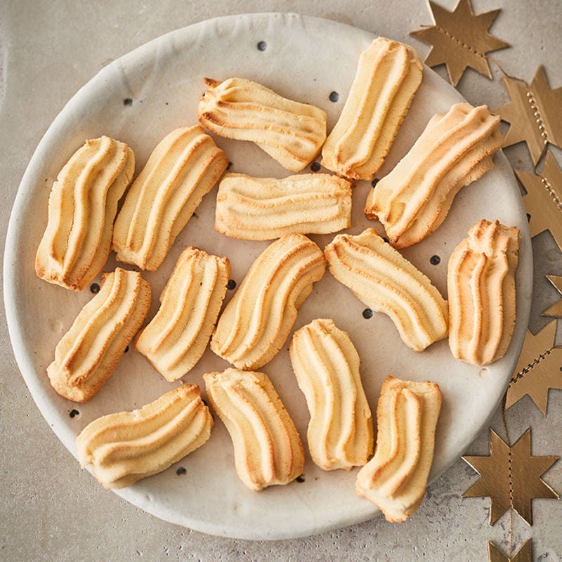 Spritzgebäck mit Reismehl