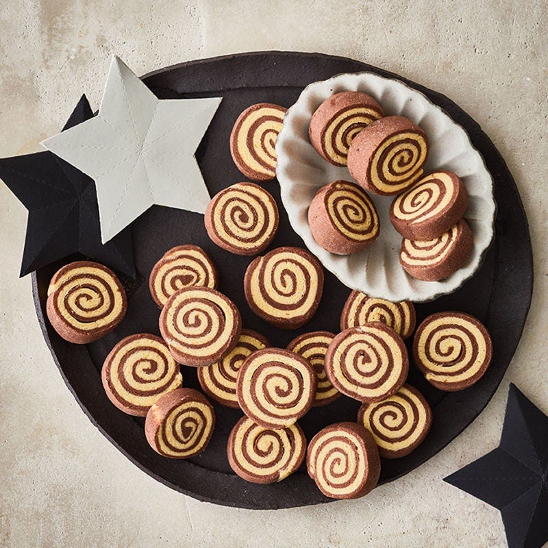 Schwarz-Weiß-Plätzchen