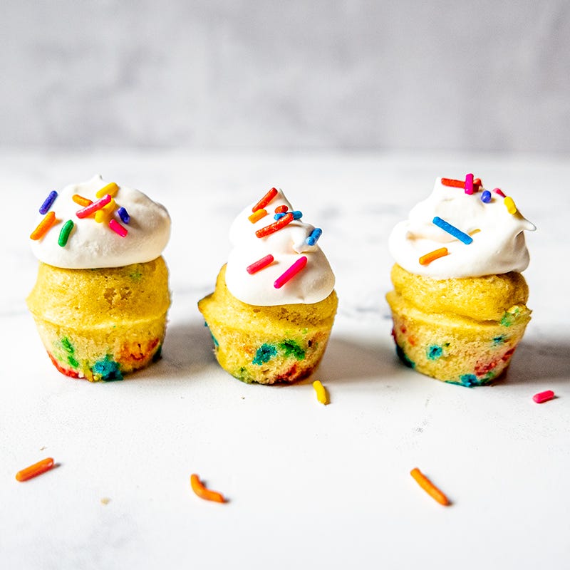 Photo of Mini funfetti cupcakes by WW