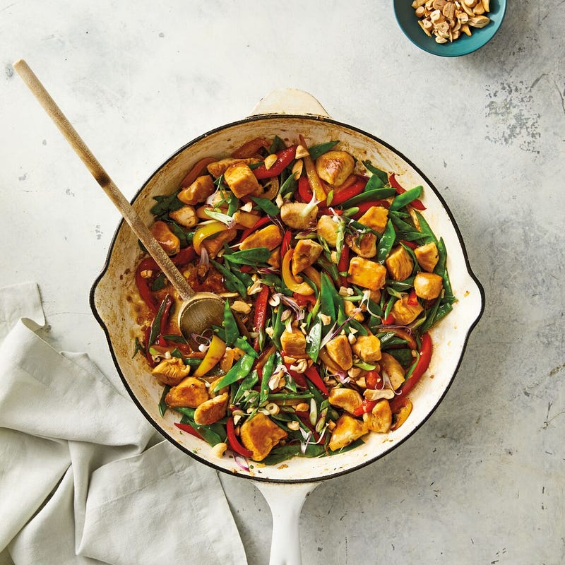 Photo of Stir-fried chicken with cashews & vegetables by WW