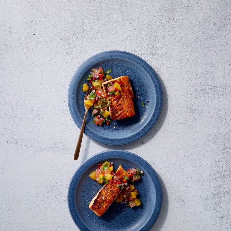 Photo of Grilled salmon with citrus salsa by WW