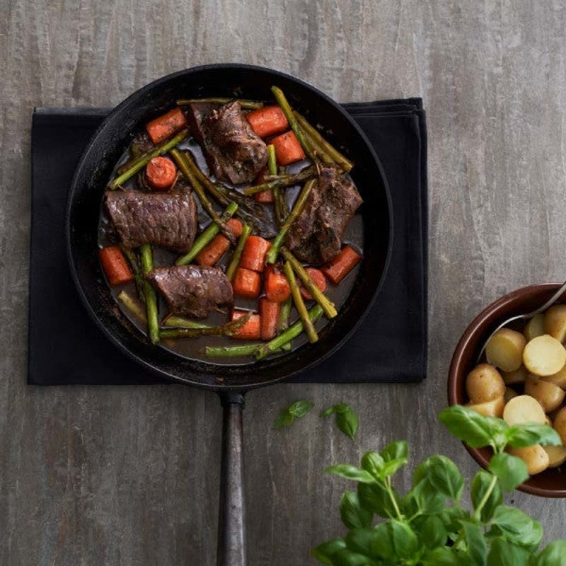 Roulés de bœuf au basilic et à l’ail