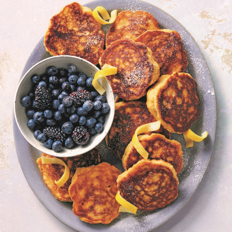 Pancakes moelleux à la ricotta et au citron