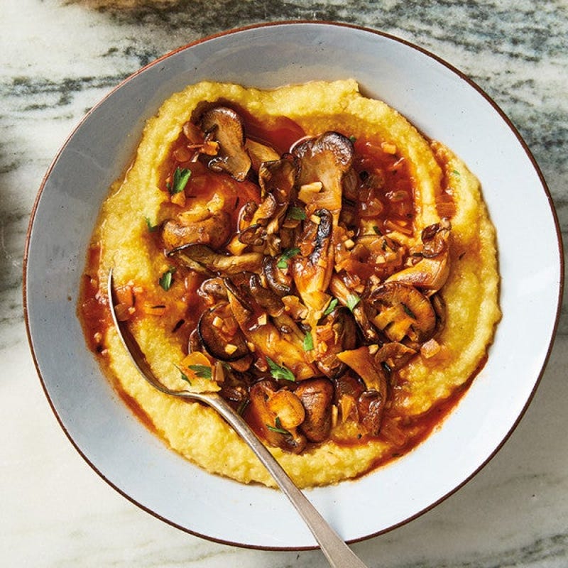 Photo of Skillet Mushroom Ragout with Polenta by WW