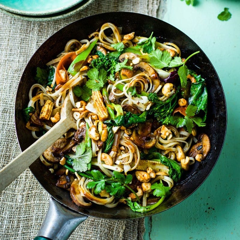 Wok de champignons sauce Hoi Sin