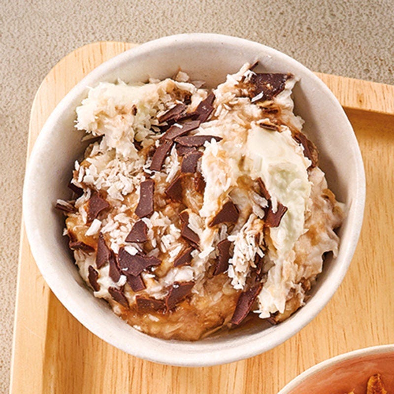 Banane-Schoko-Aufstrich mit Kokos