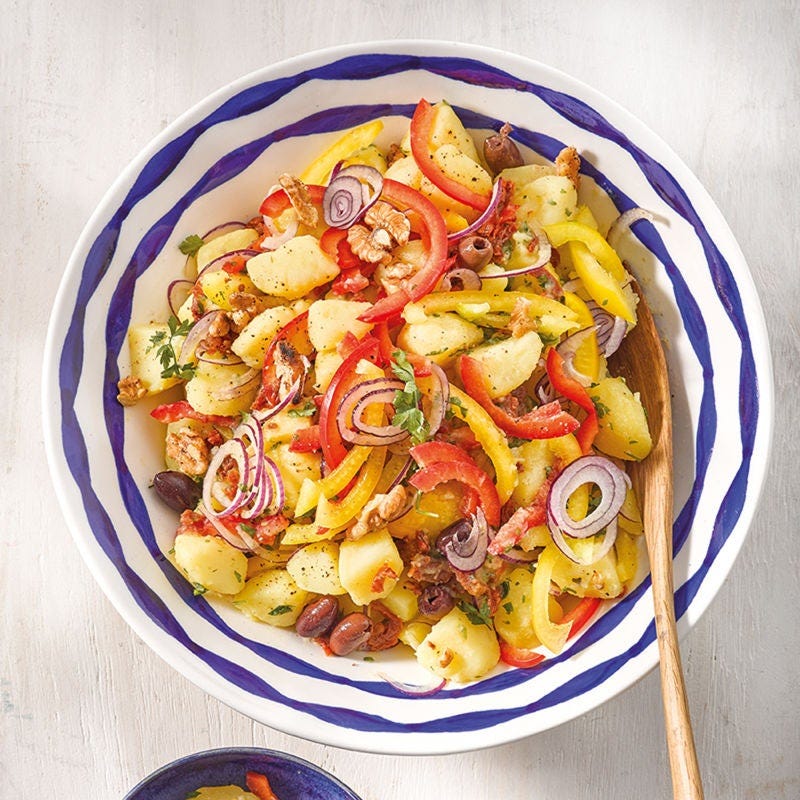 Kartoffelsalat mediterrane Art