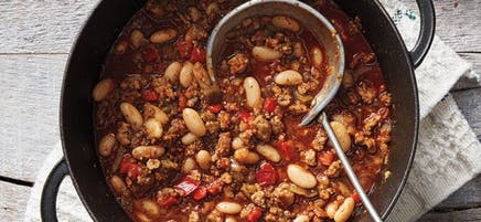 Chili à la dinde et aux tomatilles