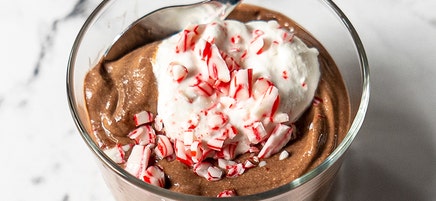 Peppermint Chocolate Mousse Cups