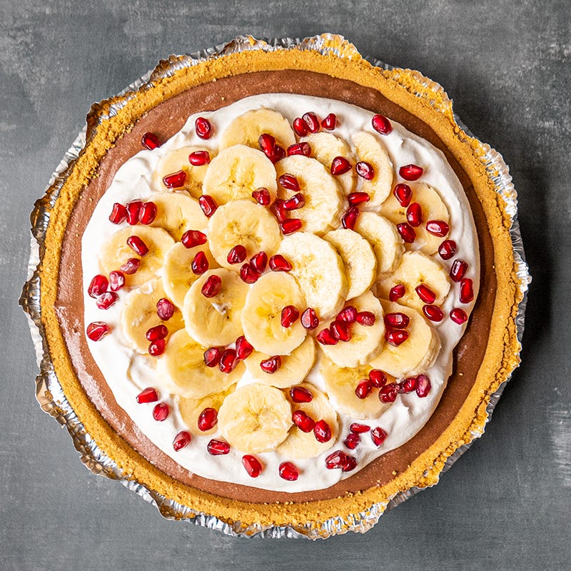 Photo of Frozen chocolate mousse and banana pie by WW