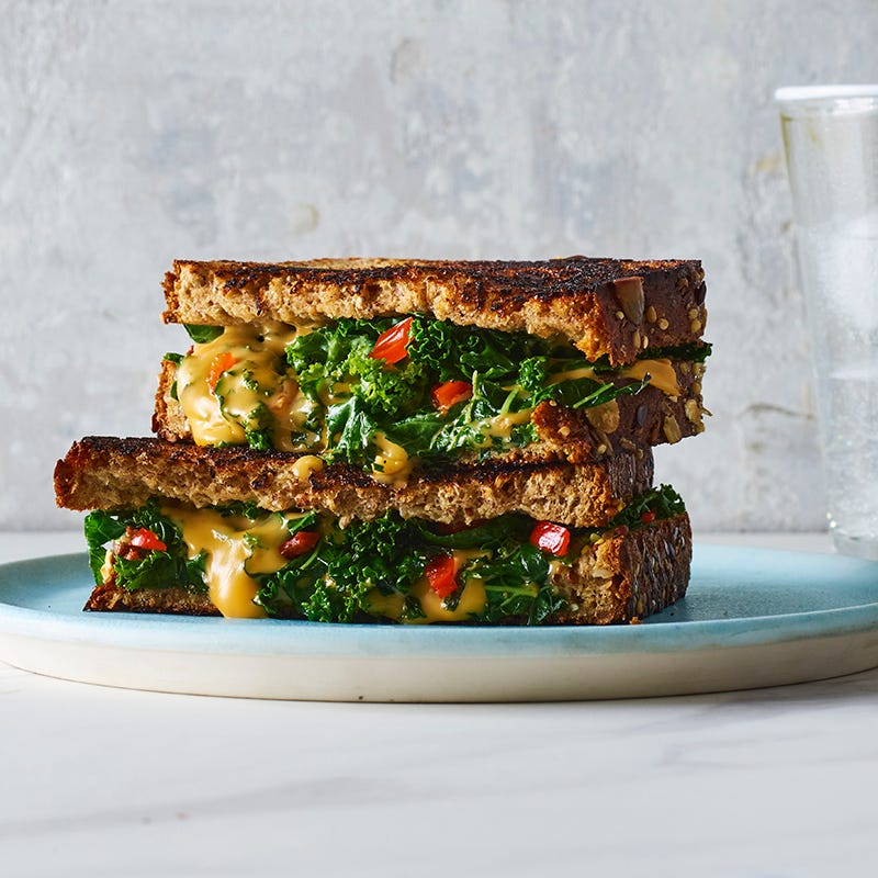 ViktVäktarna - Grilled cheese med grönkål och picklad chili