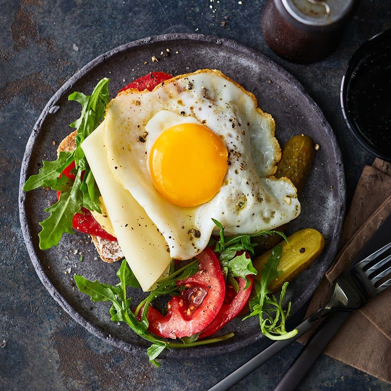 Vegetarischer Strammer Max