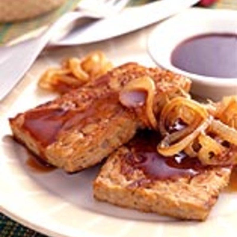 Photo de Tempeh grillé et sauce barbecue prise par WW