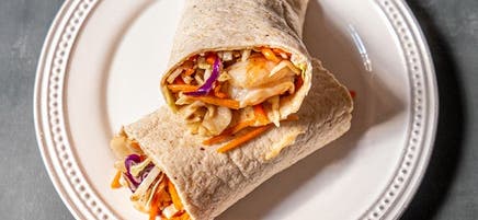 Roulé croustillant aux crevettes