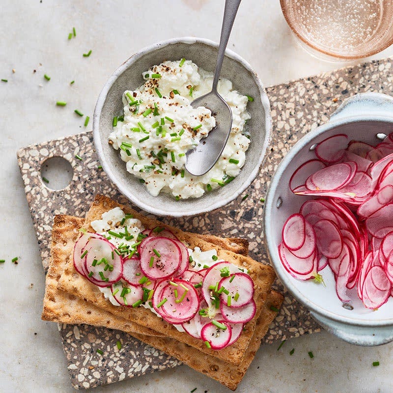 Einfaches und schnelles Radieschenbrot