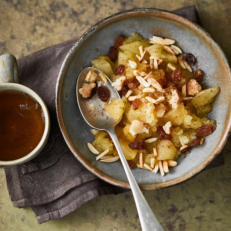 Warmer Apfel mit Zimt