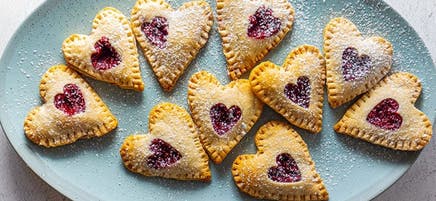 Tartelettes aux framboises fraîches