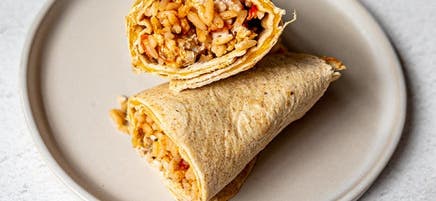 Quesadilla-burrito à la dinde