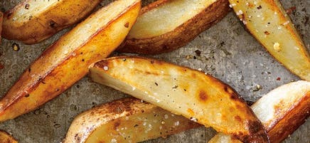Frites croustillantes cuites au four