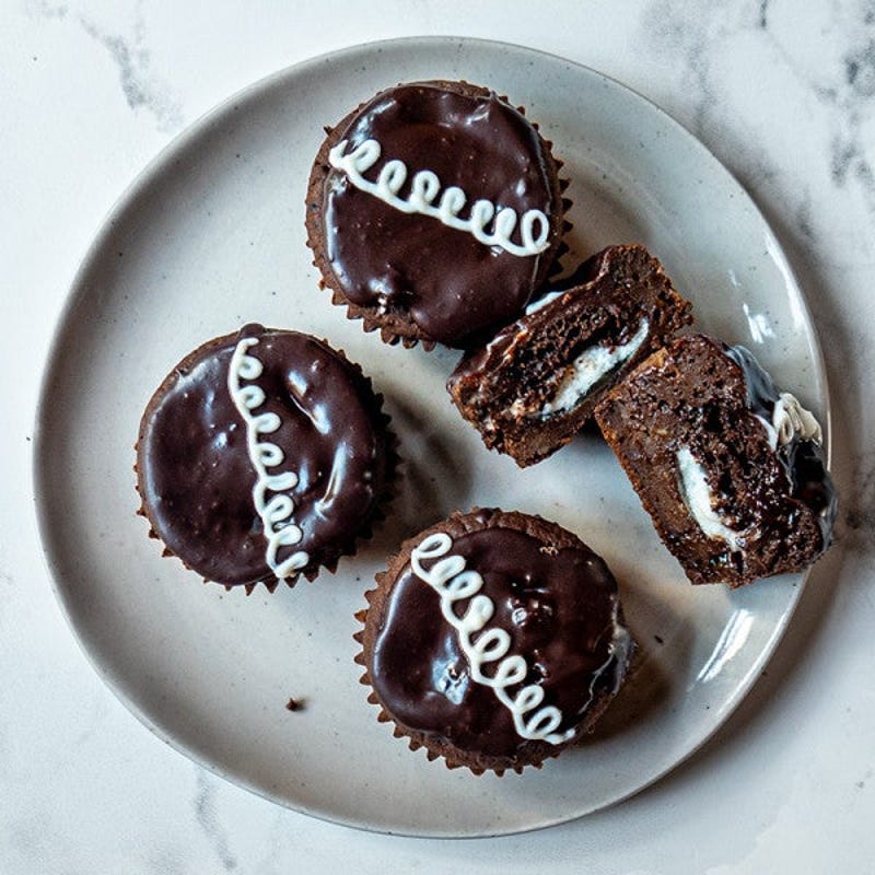 Photo de Petits gâteaux au chocolat avec centre à la guimauve par WW