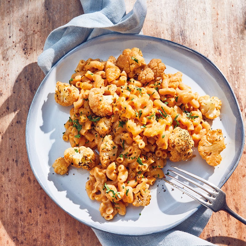 Spicy Mac’n’Cheese mit Röstblumenkohl