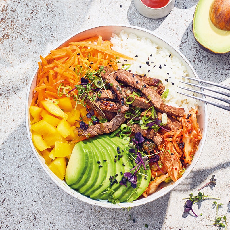 Pokébowl mit Rind