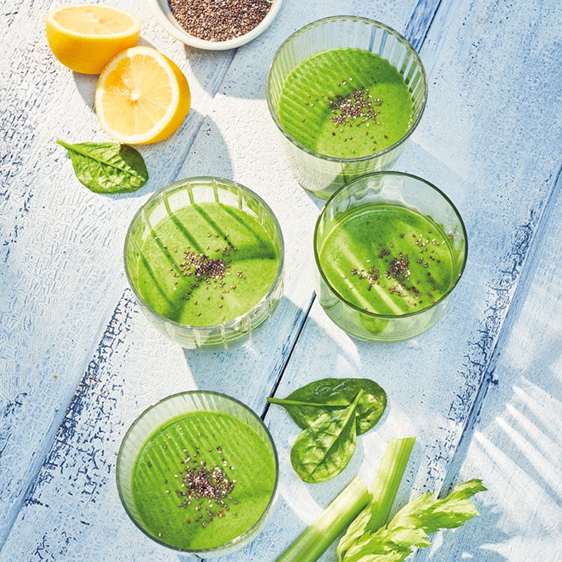 Green Smoothie mit Avocado