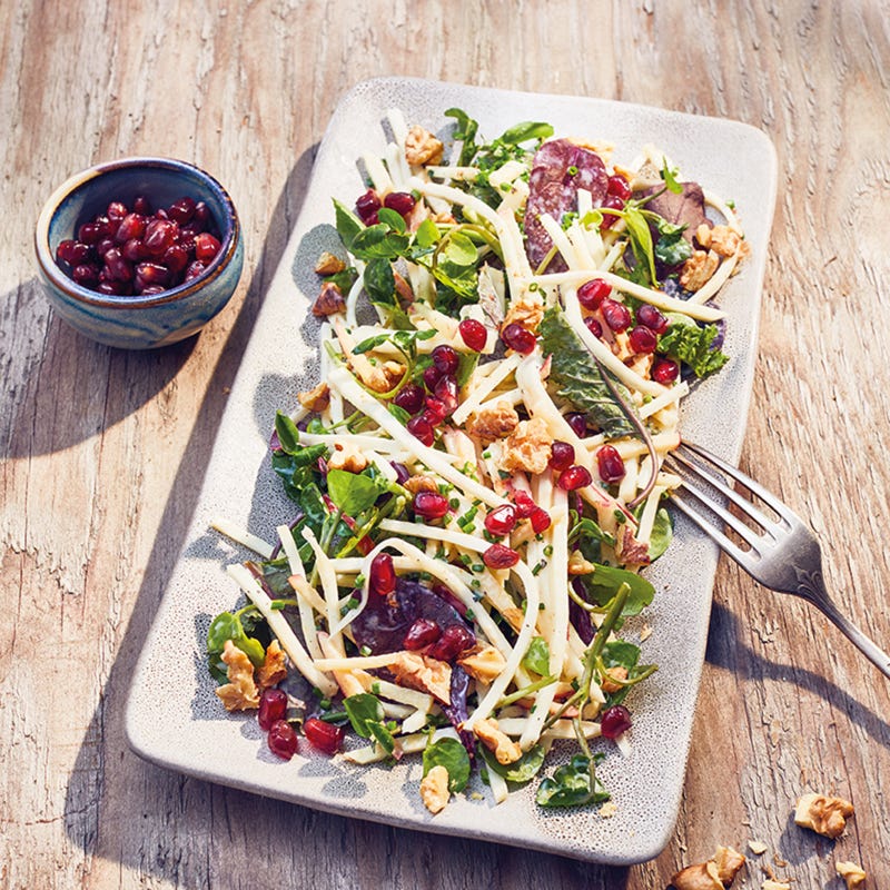 Waldorfsalat mit Granatapfel