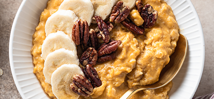 Pumpkin pie oatmeal