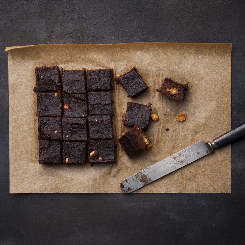 ViktVäktarna - Brownies med banan och jordnötssmör