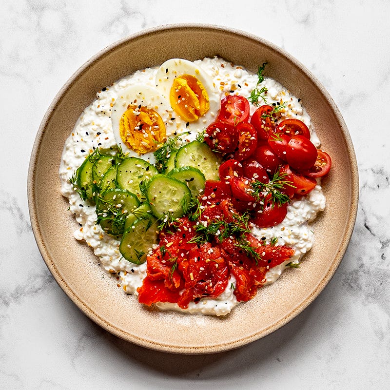 Photo of Cottage cheese and lox breakfast bowl by WW